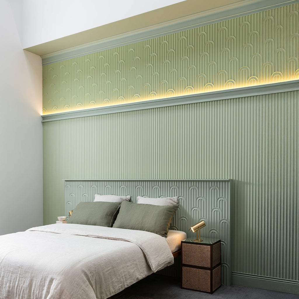 Orac Valley Loop 3D Paintable Wall Panel